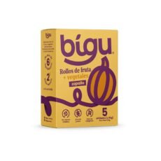 BIGU ROLLOS FRUTA ZAPALLO CJA 5UN - 125gr