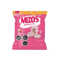 MIZOS GALLETAS DE ARROZ YOGUR FRUTILLA 25g